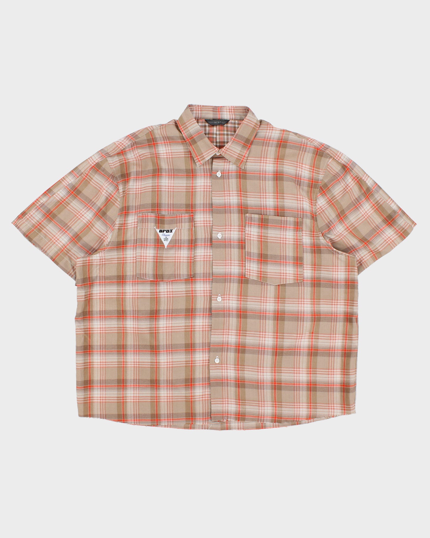 Brown Check Shirt