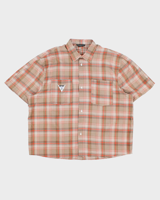 Brown Check Shirt