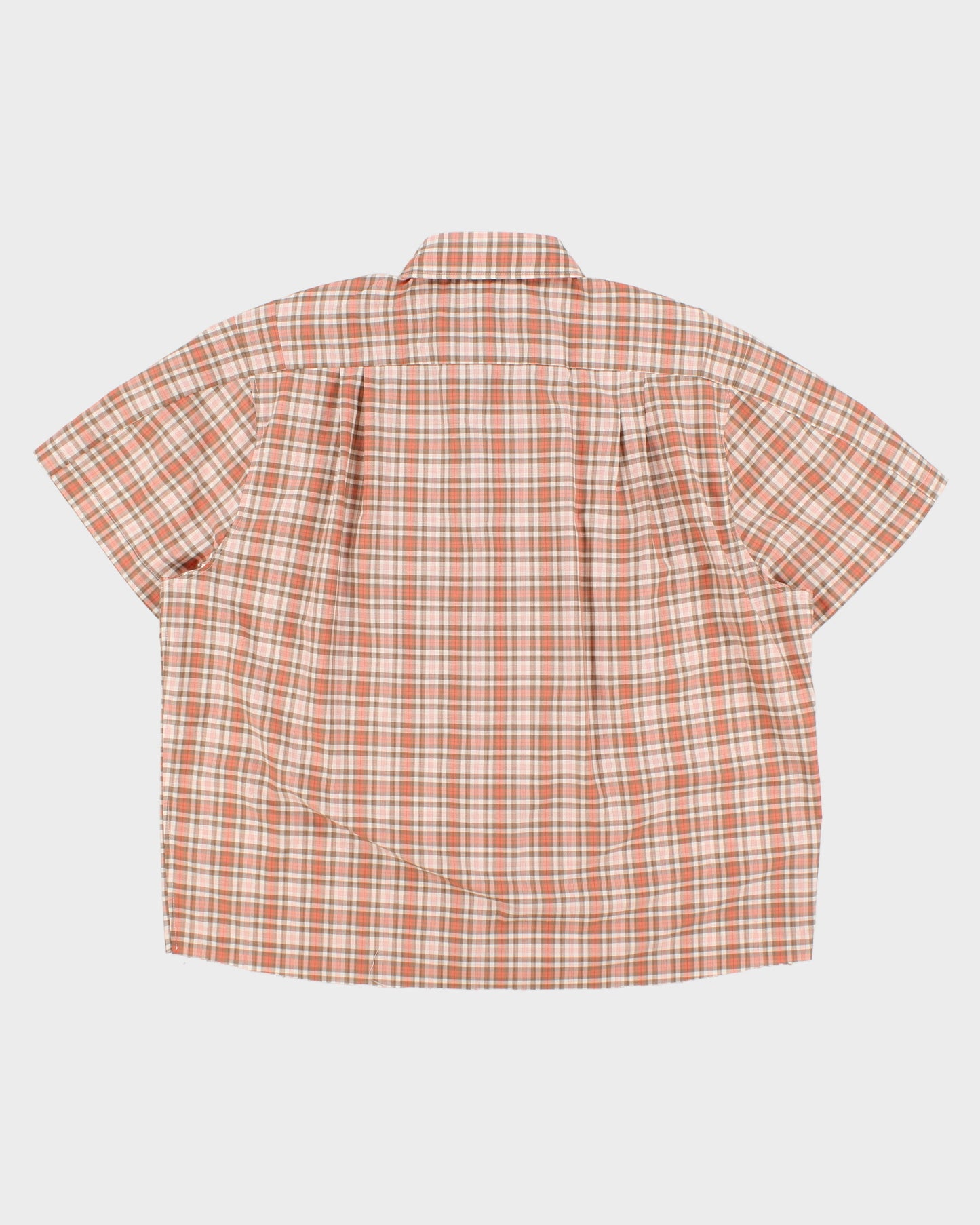 Tangerine Check Shirt