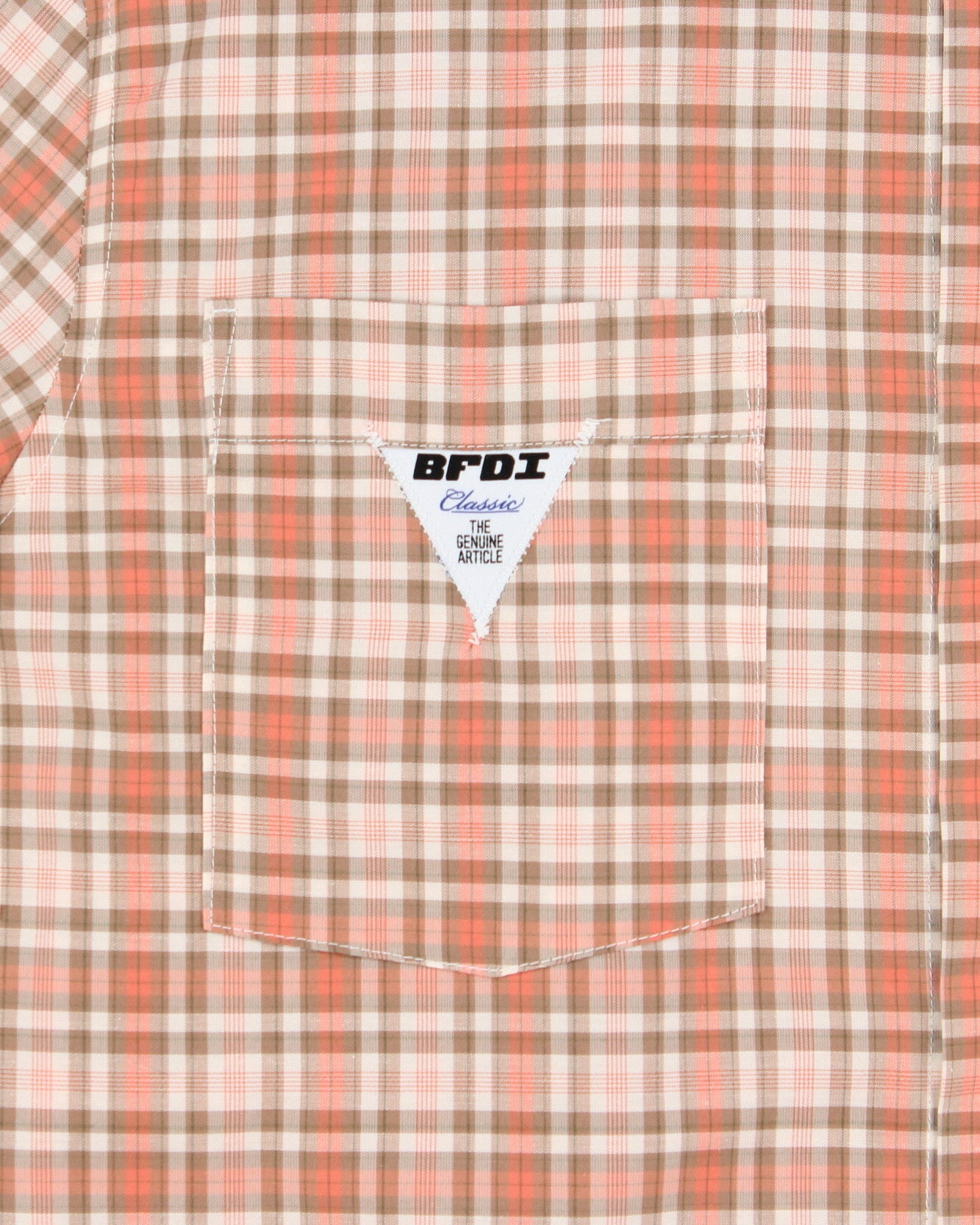 Tangerine Check Shirt